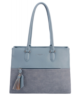 David Jones Handbag 6264-2  LIGHT BLUE